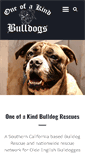 Mobile Screenshot of bulldoggerescues.com