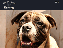 Tablet Screenshot of bulldoggerescues.com